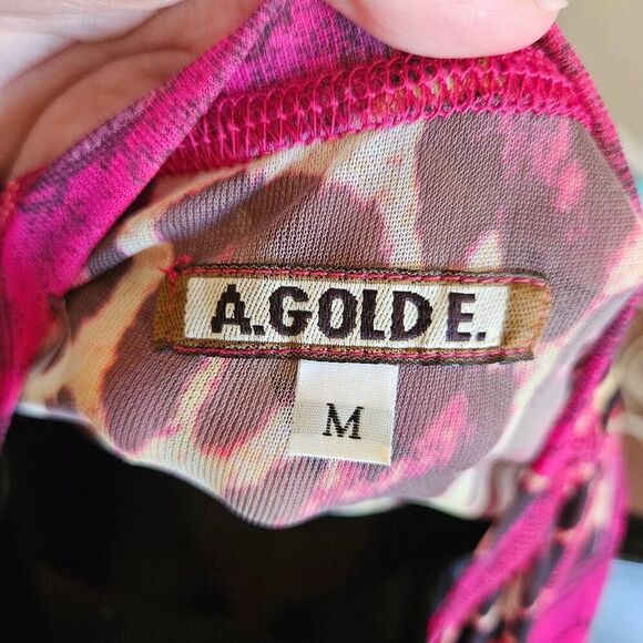 Agolde Sheer Animal Print Tank Top - Picture 7 of 7